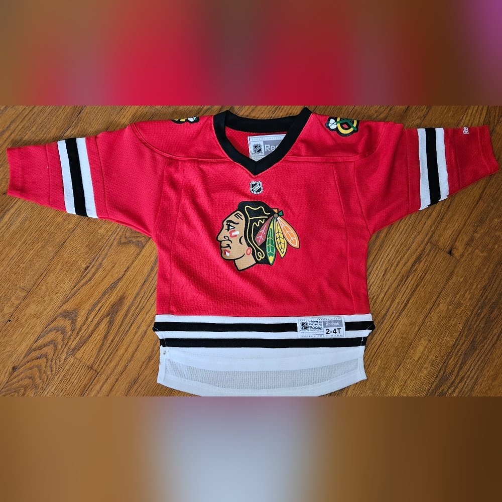 2T-4T kid's Reebok Chicago Blackhawk Jersey